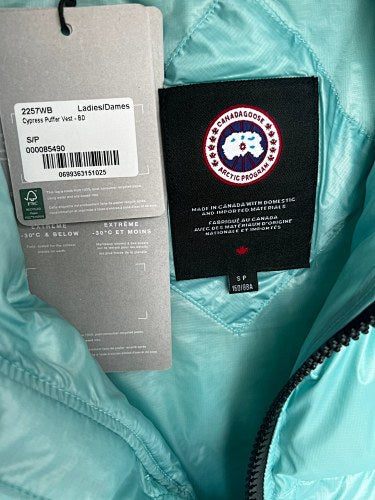 Canada Goose Cypress Women's Mint Green Puffer Vest