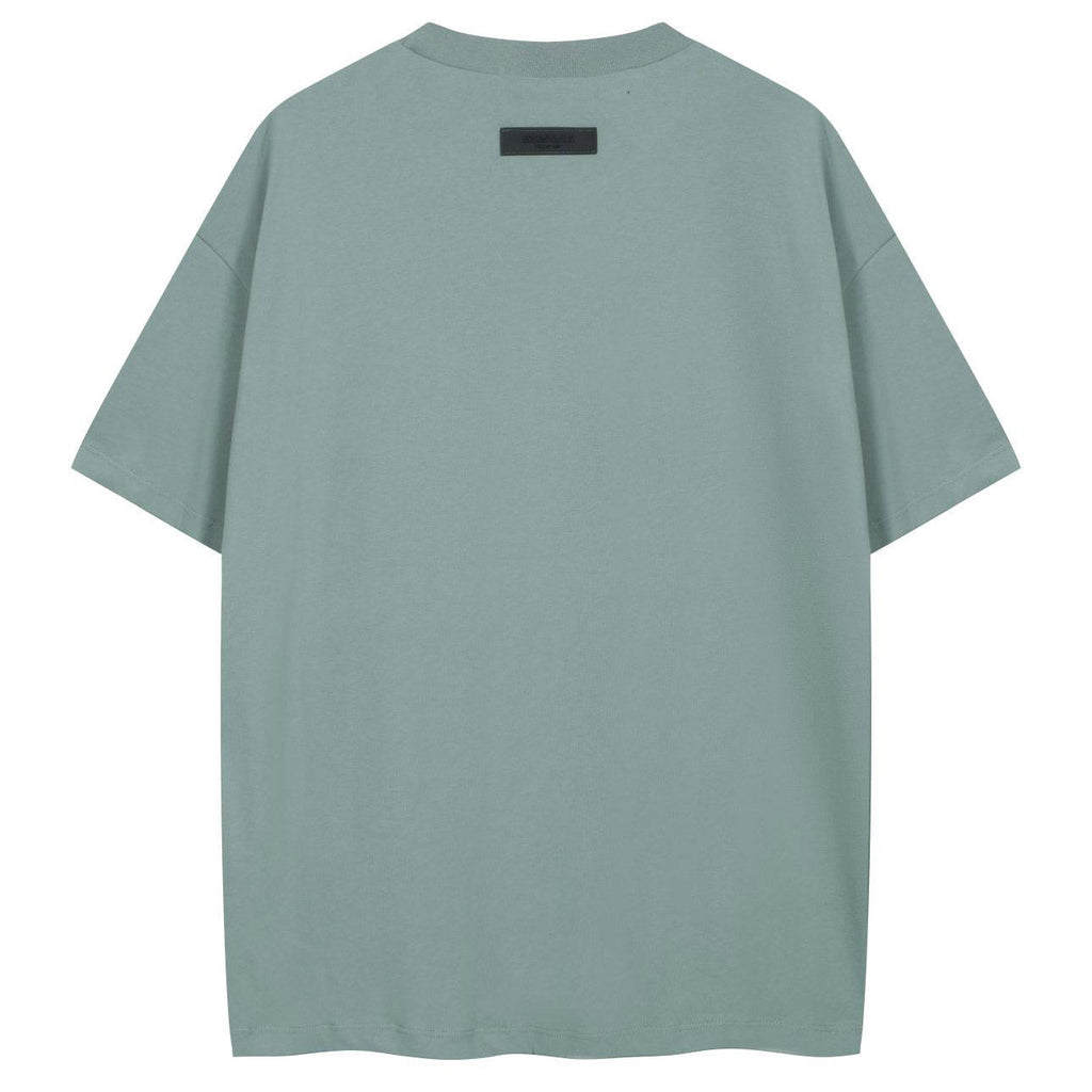 Fear of God ESSENTIALS Logo T-Shirt – Grey Blue