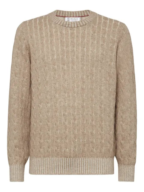 Brunello Cucinelli cable-knit cashmere jumper