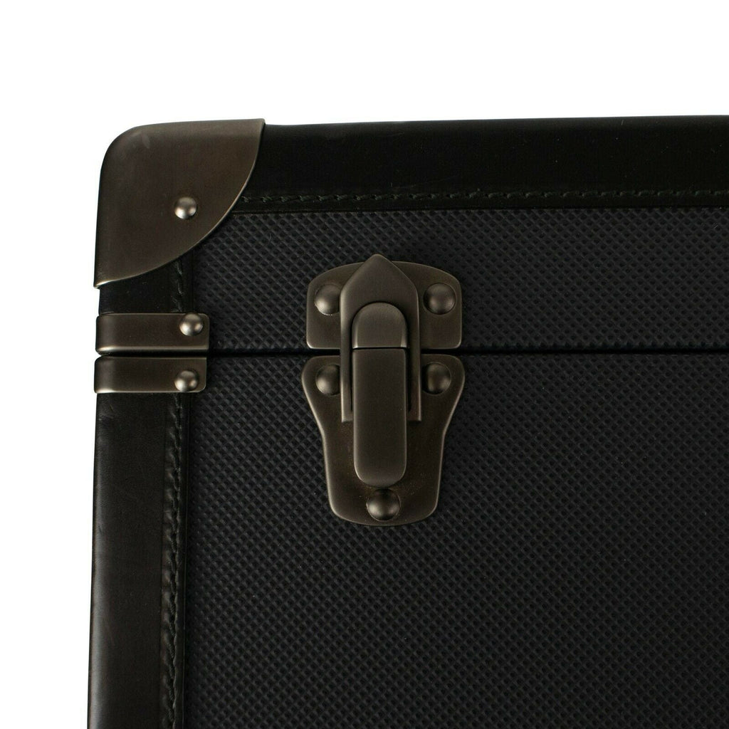 Blue Canvas 'Marco Polo' Hard Suitcase Luggage