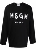 MSGM long-sleeve logo sweatshirt