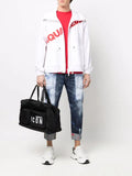 DSQUARED2 hooded jacket with patch pockets