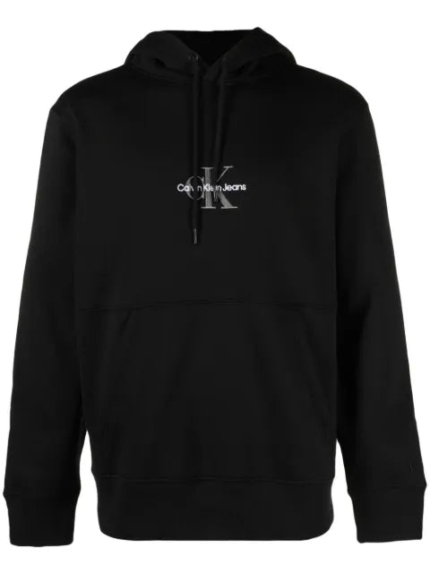 Calvin Klein Jeans logo-embroidered long-sleeve hoodie