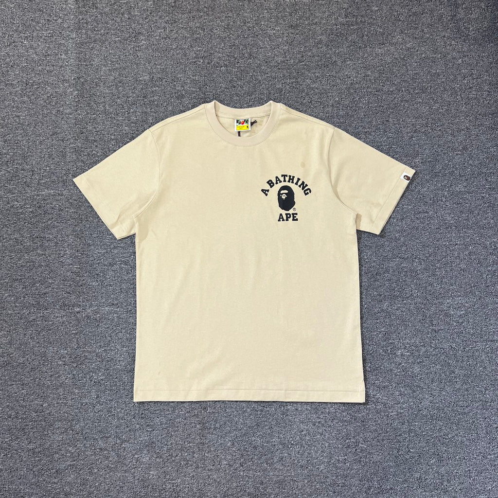 BAPE Classic College Logo Oversized Heavyweight Unisex T-Shirt
