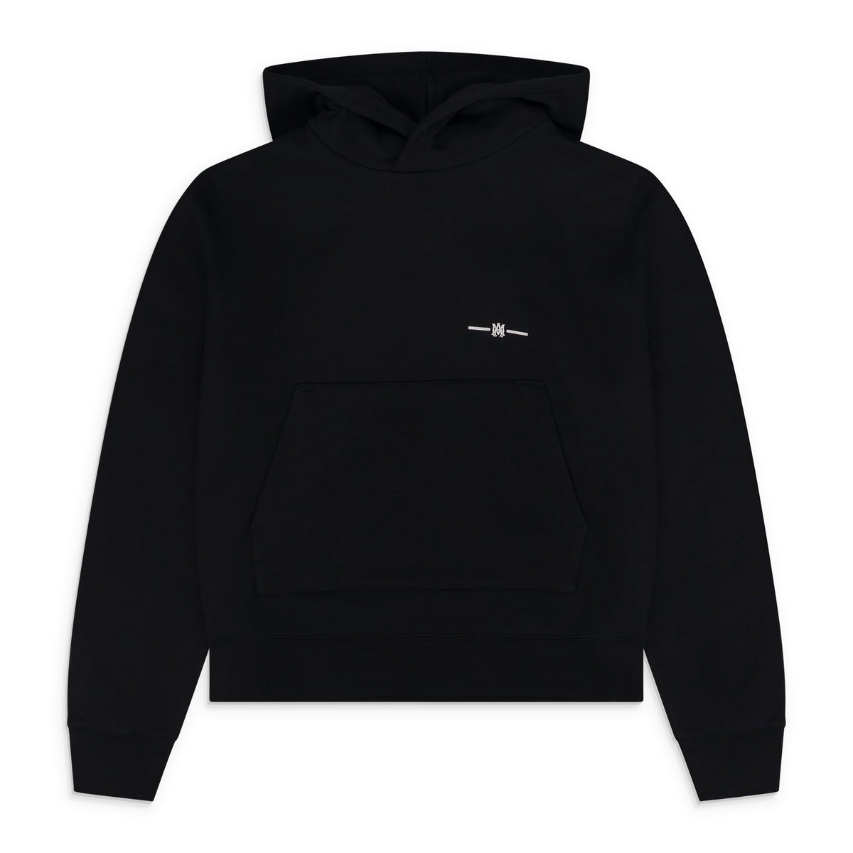 Black Micro MA Bar Hoodie
