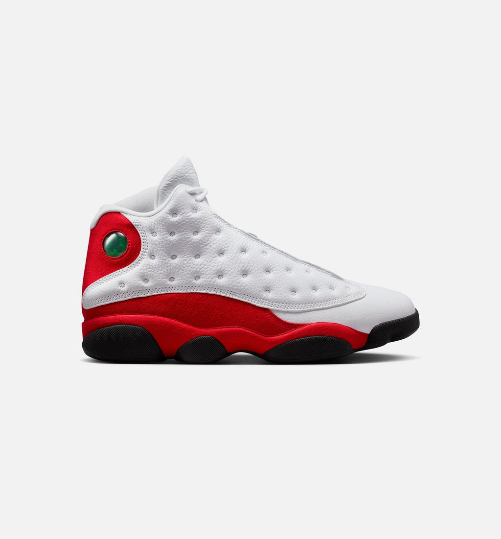 Air Jordan 13 Retro White and University Red Men's Lifestyle Shoe