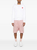 Comme Des Garçons Play Double Heart-patch hoodie