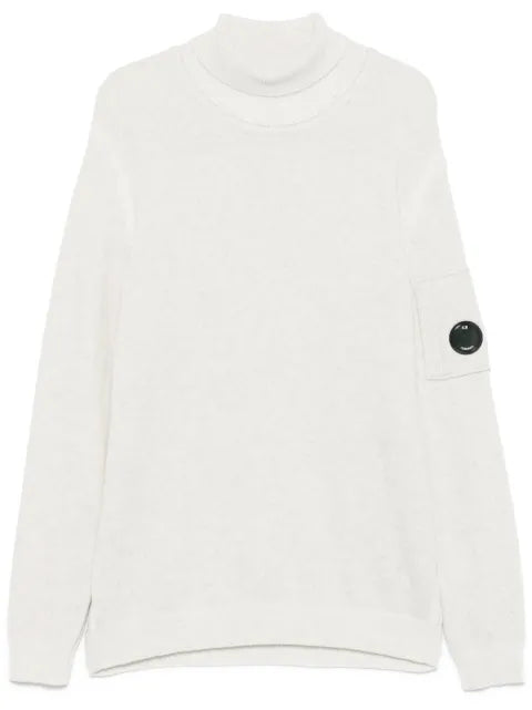 C.P. Company Lens-detail turtle-neck sweater