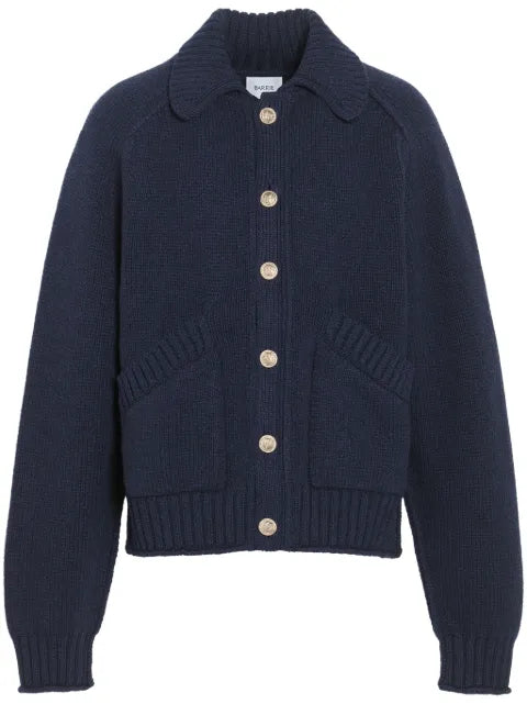 Barrie chunky-knit cashmere cardigan