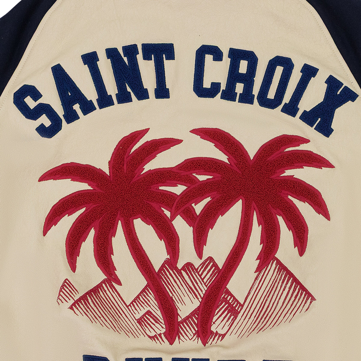 NAVY ST. CROIX VARSITY JACKET
