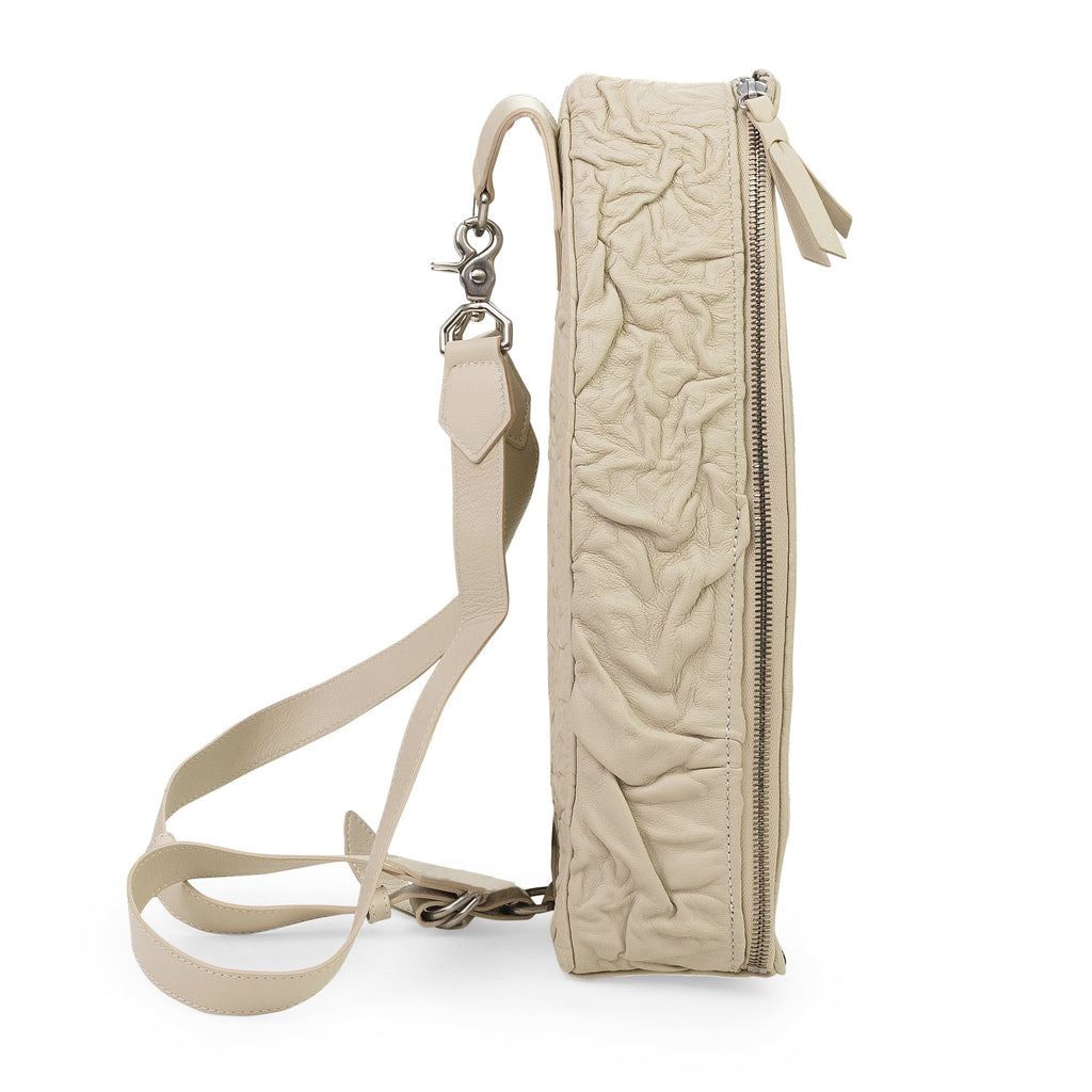 OFF-WHITE EMBROIDERED CROSSBODY BAG