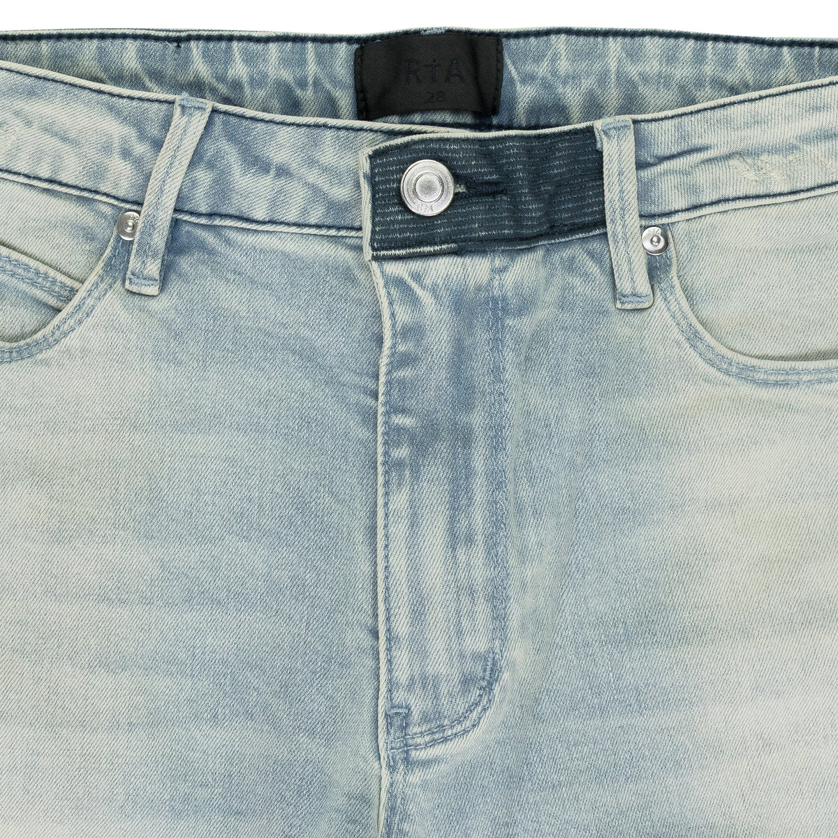 BLUE DISTRESSED SKINNY JEANS