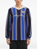 Filling Pieces striped polo-neck sweater