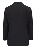 Kiton satin-trim blazer