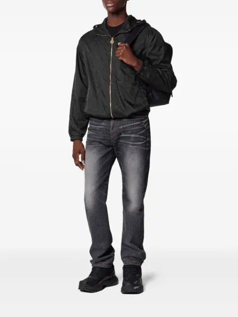 Versace jacquard windbreaker jacket