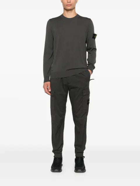 Stone Island Compass-badge crew-neck sweater