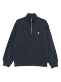Maison Kitsuné half-zip fox-head sweatshirt