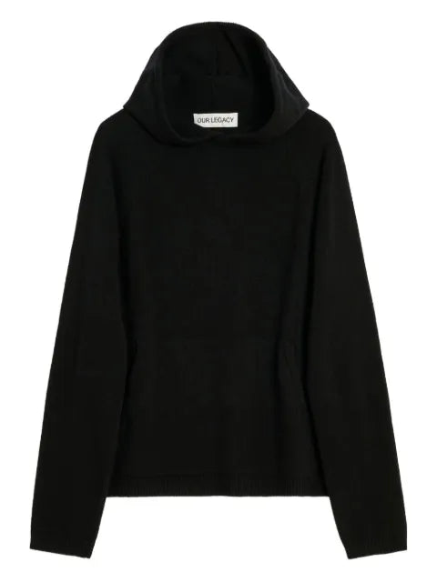 OUR LEGACY knitted hoodie