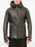 Isaac Sellam Experience Malfeiteur hooded zip-up leather jacket