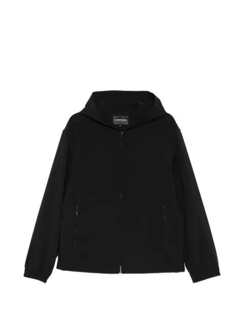 Emporio Armani hooded jacket with zip fastening