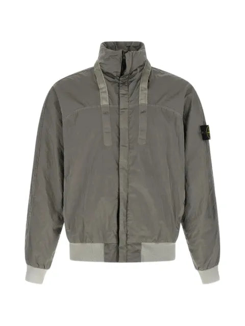 Stone Island logo-patch zip jacket