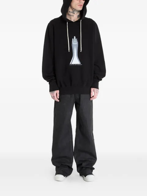 Rick Owens DRKSHDW oversized printed hoodie