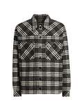 Dolce & Gabbana check wool blend shirt jacket