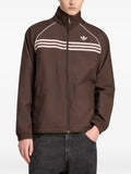 adidas striped raglan-sleeve track jacket