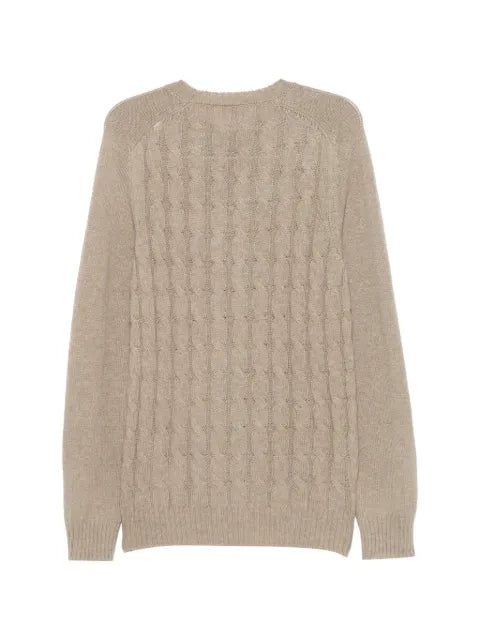 Gran Sasso cable-knit wool jumper