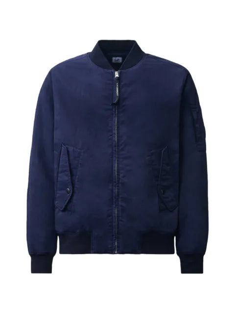 C.P. Company Lens-detail zip-up bomber jacket