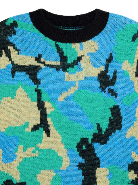 Awake NY print crew-neck sweater
