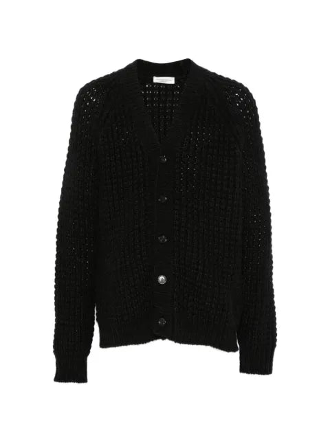 Roberto Collina waffle-knit raglan-sleeve cardigan