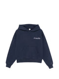 Sporty & Rich logo-embroidered hoodie