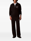 Calvin Klein logo-embroidered half-zip sweater