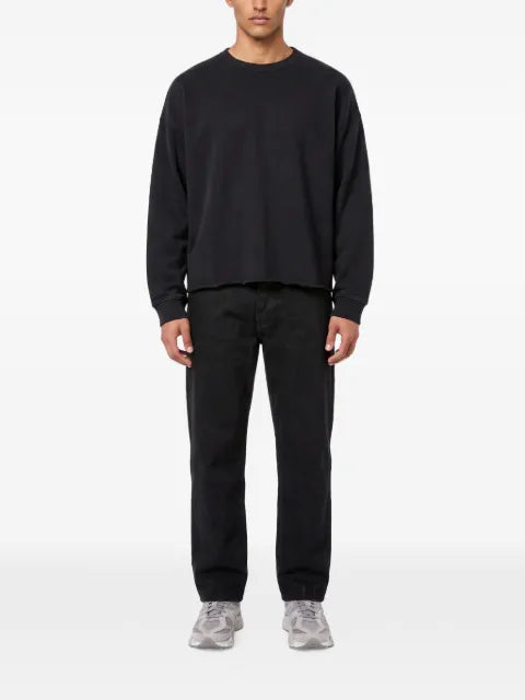 YMC Studio raw-cut drop-shoulder sweatshirt