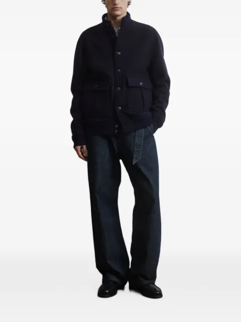 Valstar button-up wool-felt jacket