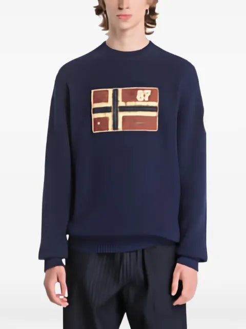 Napapijri Archive flag-patch sweater