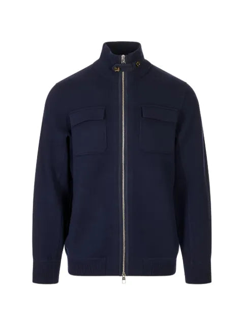 Montecore zip-up high-neck sweater