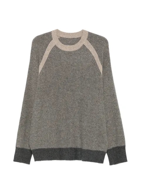 Ziggy Chen raglan-sleeve button-slit sweater