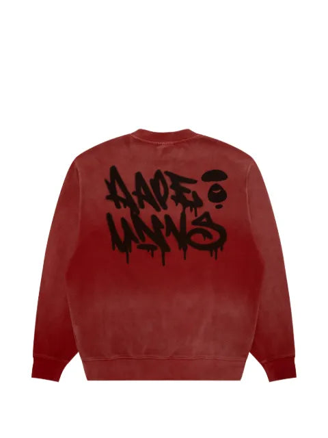 AAPE BY *A BATHING APE® graffiti-print sweatshirt