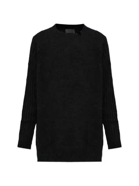 Yohji Yamamoto cut-out oversized sweater