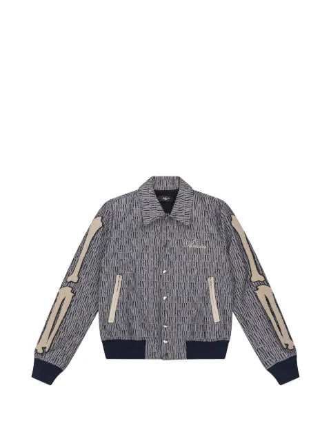 AMIRI jacquard Bones bomber jacket
