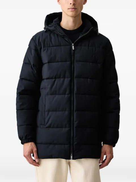 Trussardi quilted hooded jacket