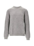 Emporio Armani brushed crew-neck sweater