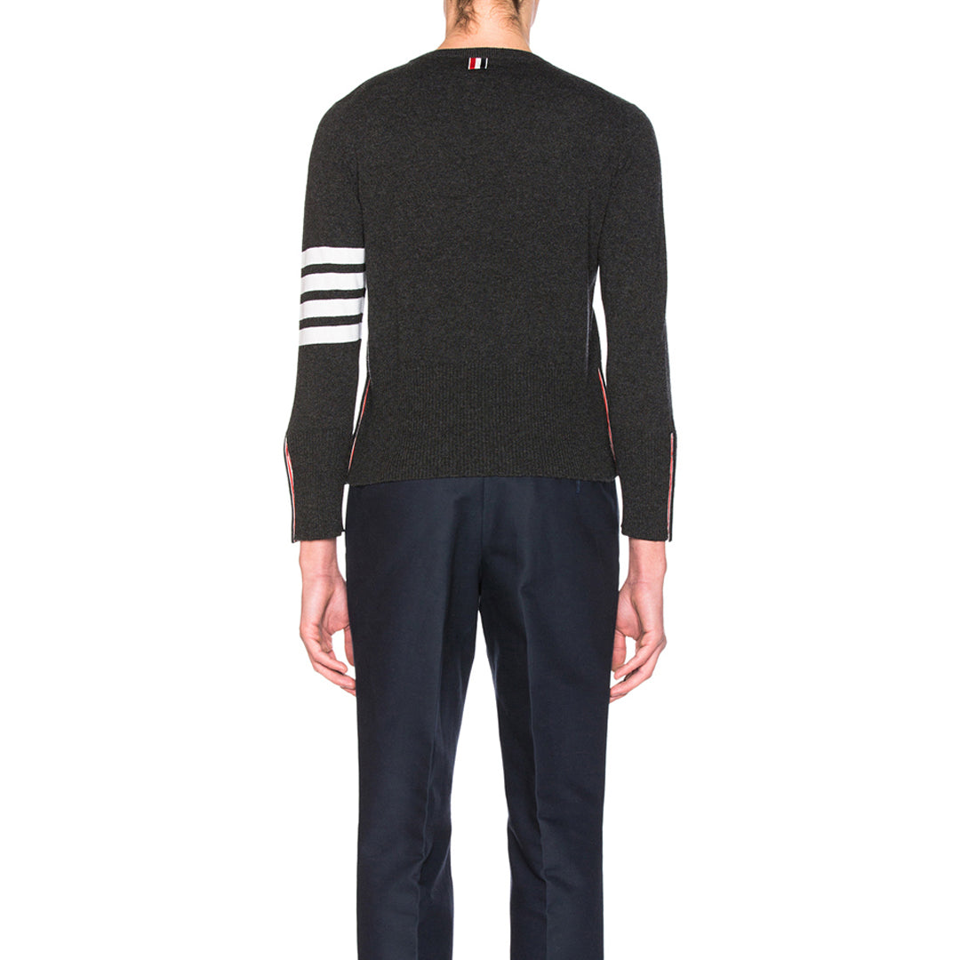 Classic Four-Bar Couples Wool Sweater - 100% Cotton Made in Japan | Thom Browne