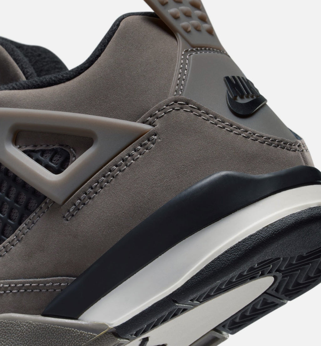 Air Jordan 4 Retro Cave Stone and Black Preschool Lifestyle Shoes - Cave Stone/Black/Moon Particle