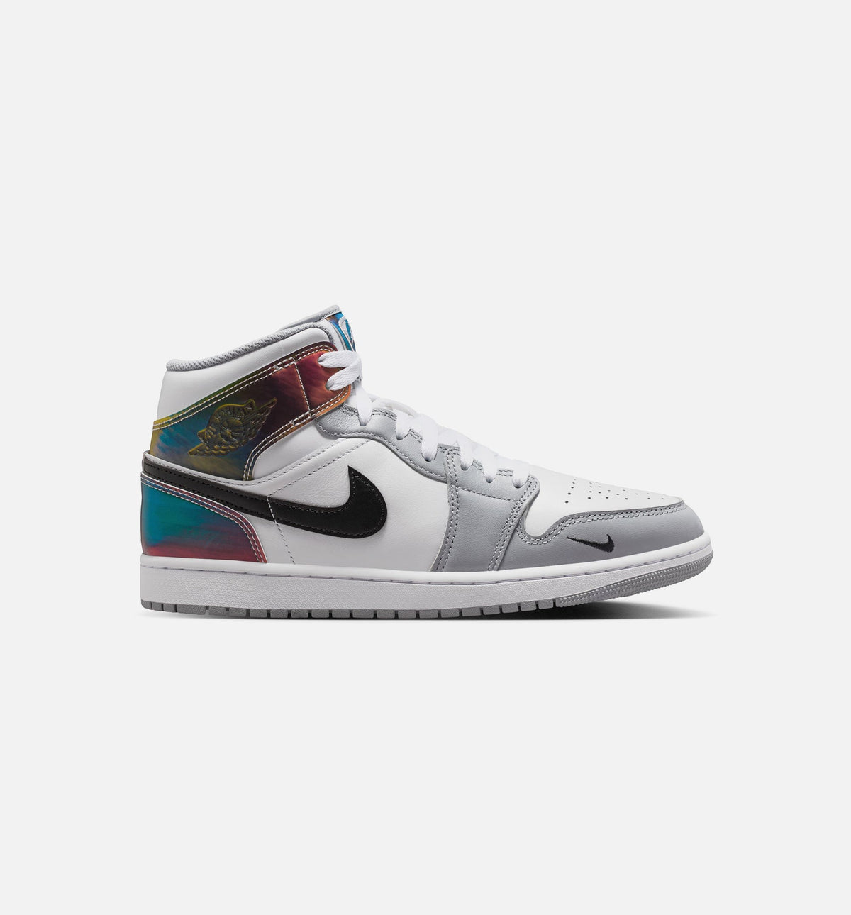 Air Jordan 1 Mid SE “Black White Wolf Grey” Men's Lifestyle Shoes