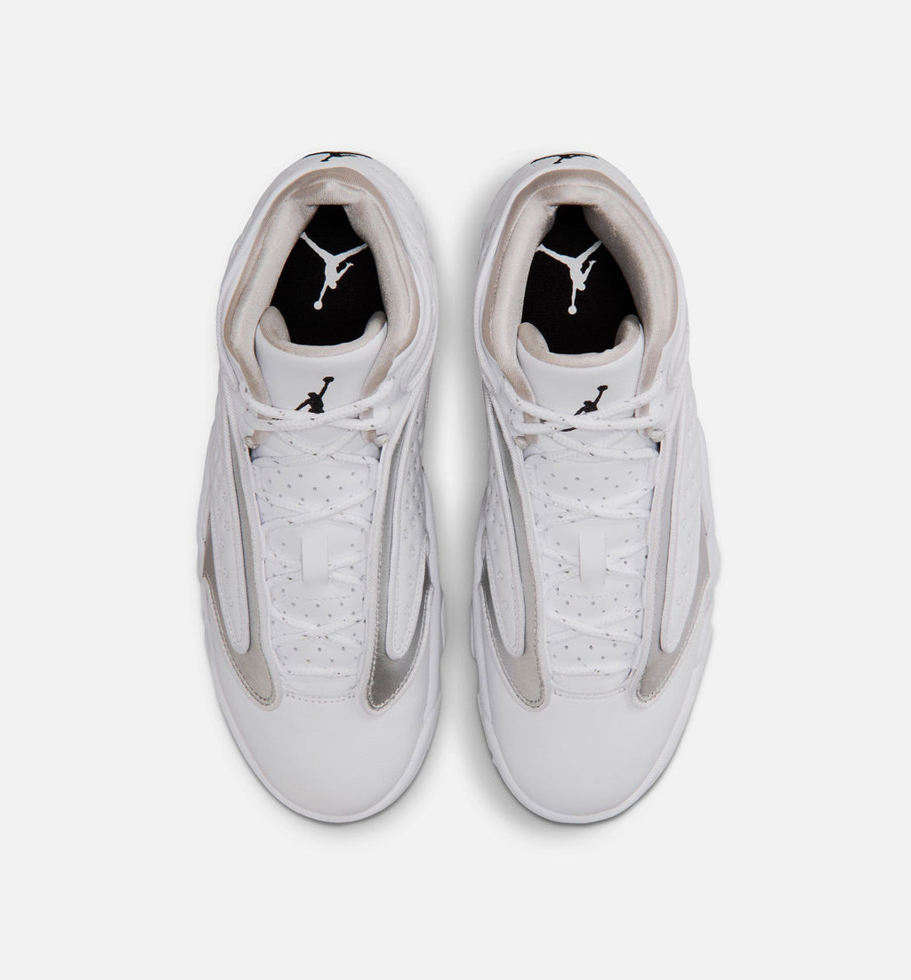 Air Jordan OG Women's Sneakers - White/Black/Metallic Silver