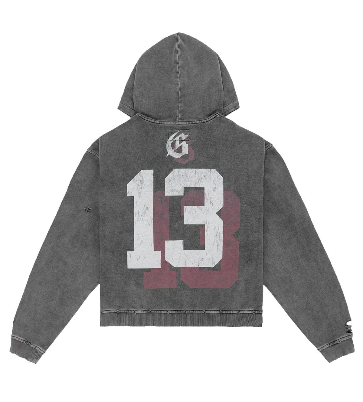 Godspeed Seeing Double Hoodie Washed Grey