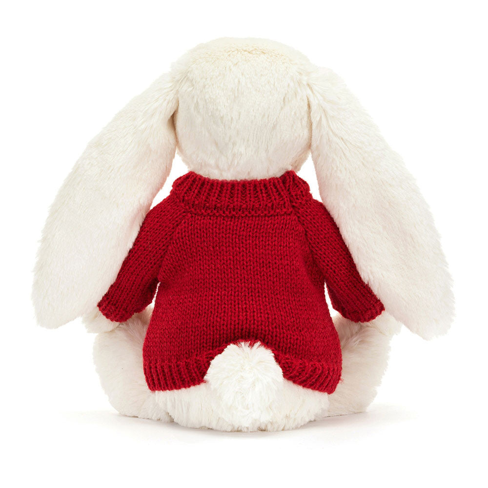 Bashful Twinkle Bunny with Personalized Red Jumper